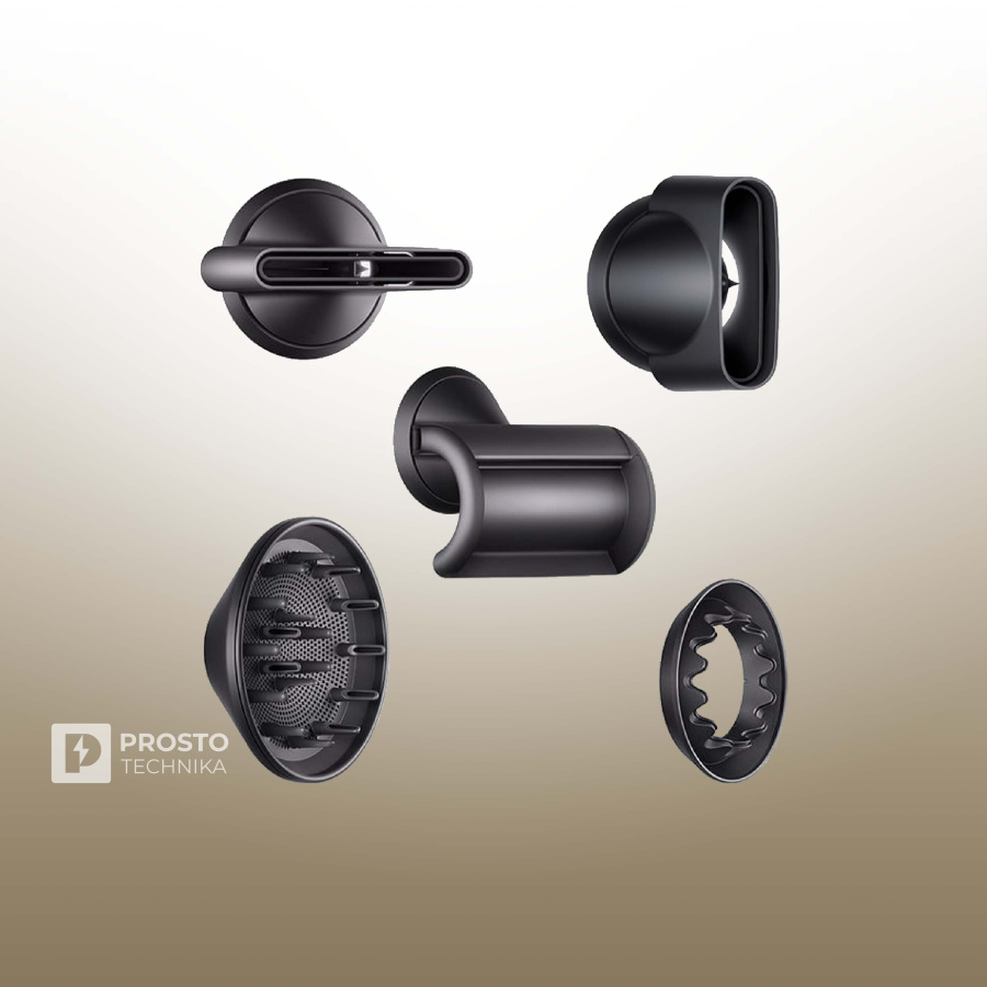 Фен Dyson Supersonic HD08, Bright nickel/Bright copper